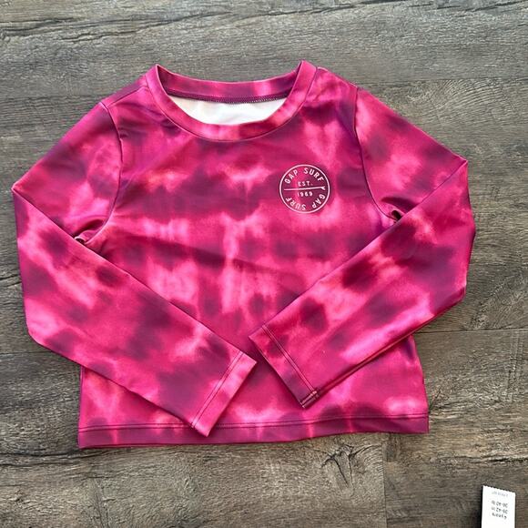 babyGAP 4T Tie Dye Two Piece Rashguard Swimsuit - Picture 2 of 9